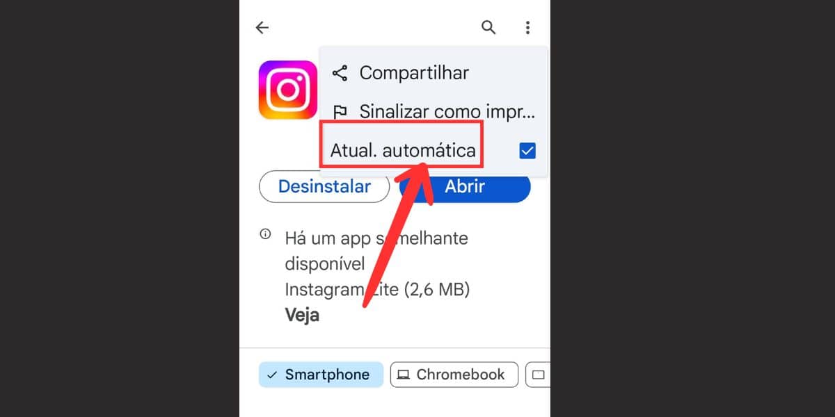 Como ativar a atualização automática do Instagram 